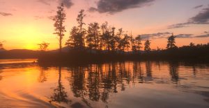 Crescent Island Sunset